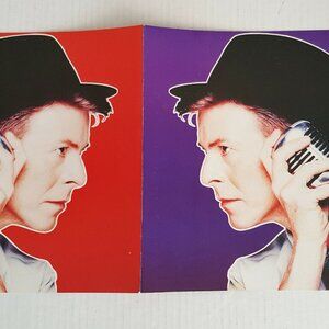 DAVID BOWIE Black Tie White Noise Record Label Promo ART *RARE* 1993